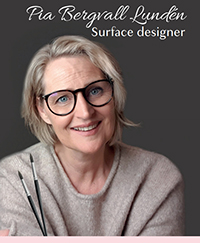 Pia Bergvall Lundén surface designer